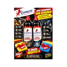 Oto Lastik Parlatıcı Jel Oto Torpido Döşeme Temizleyici Premium Bakım Seti Süngerli 500 Ml - 656662923