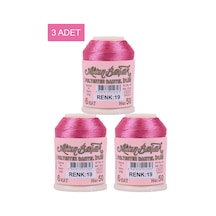 3 Adet Altınbaşak Oya Ve Dantel İpi 20 Gr - Royaleks - No: 019