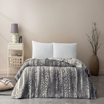 Taç Savanna Pamuk Çift Kişilik Battaniye Gri 000000001500219422 Gri