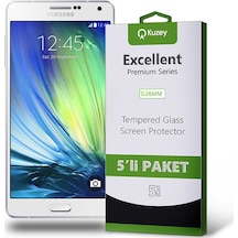 Samsung Uyumlu Galaxy A7 Ekran Koruyucu Cam 5 Adet Ekonomik Paket (554292923) 20 Tl Fark Ile Apple  iPhone Hızlı Şarj Kablosu