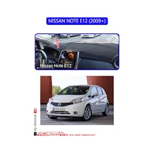 Nissan Note E12 2009+torpido Koruma Halısı Mavi Kenar