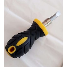 Topaç Tornavida 2-in-1 Değişebilir Düz-yıldız Tornavida 6x38 Mm Yıldız Tornavida