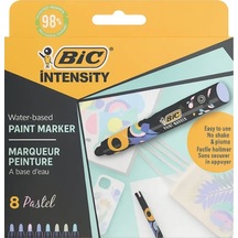 Bic Intensity Paint Marker 8li Pastel 527429 Çok Renkli