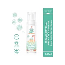 Organik Bebek Köpük Şampuan 200 Ml