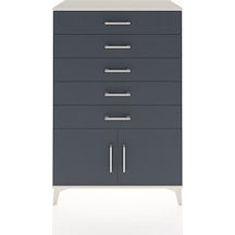 Hyperion Dolap 5 Çekmeceli 2 Kapaklı 88x44x134 Aytaşı-antrasit Aytaşı Hyperion Dolap 5 Çekmeceli 2 Kapaklı 88x44x134 Aytaşı-antrasit Aytaşı