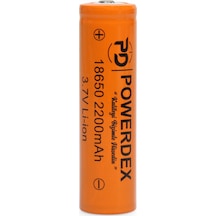 Powerdex 18650 3.7 V 2200 mAh Li-ion Şarj Edilebilir Pil