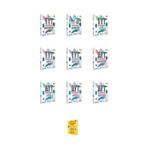 Toprak Tyt - Ayt Matematik Geometri Fizik Kimya Ve Biyoloji 9lu Set Soru Bankası + Planlama Defteri