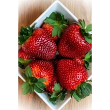 50 Adet Tohum Taze Çilek Tohumu Yerli Ata Çileği Tohumu Yediveren Yıllık Çilek Saksı Toprak Hediye