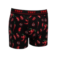 Teet Premium Erkek Boxer Pamuklu Desenli 4'Lü Set K1 001