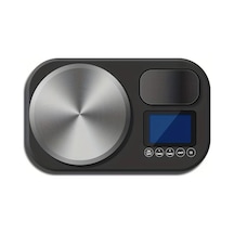 Fochsia Edospor Mutfak Terazisi 0.1g Hassas Gram Gümüş Gri Tare Fonksiyonlu Kompakt Gümüş Grisi