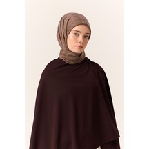 Silk Home Viskon Karışımlı Velora Eşarp Kına Yeşili-soluk Mor-yeşil Desenli Yumuşak Dokulu Tok Duruşlu 90x90 Çok Renkli