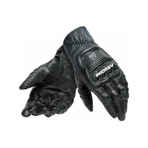 Motoanl Motosiklet Eldiveni Carbon Titanium Full Koruma Deri Motorcu Eldiven Siyah