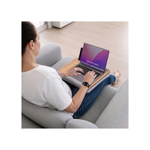 Minderli Laptop Sehpası - Meşe Gri Renk Seçeneği İle