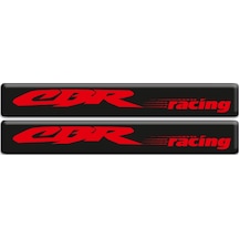 Damla Logo Cbr Racing Kabartmalı 2 Li Sticker 2 Nötr
