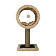 Lotus Furniture Pet Series Bordo Tırmalamalı Kedi Evi