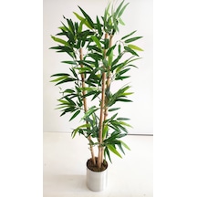 Rüzgar Yapay Çiçekçilik 100 Cm 3 Lü Bambu Yeşil