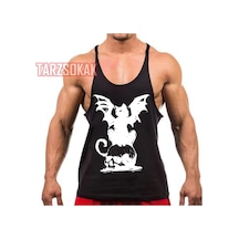 Tarzsokak Gym Tank Top Fitness Sporcu Atleti Gym95 Siyah