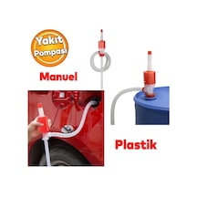 Araba Araç Otomobil Benzin Mazot Su Pompası Yakıt Transfer İkmal Aktarma Plastik Pompa Vak Vak