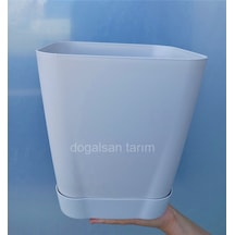 8,8 Lt Safir Saksı Kare Saksı Dekoratif Saksı Renkli Çiçek Saksı 8,8 Lt Safir Saksı Kare Saksı Dekoratif Saksı Renkli Çiçek Saksı