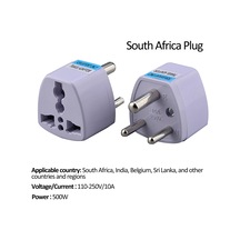 Çok İşlevli Ülke Seyahat Au Abd İngıltere Ab Jp Cn Ca Mx Dönüştürücü Evrensel South Africa Plug ' Beyaz