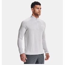 Under Armour Ua Tech 2.0 1/2 Zip Erkek Uzun Kollu T-shirt 1328495-014 Gri