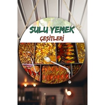 Lokanta Sulu Yemek Salonu İçin Duvar, Kapı, Çift Taraflı Askılı Pano Karşılama Tabelası, Yemek Tablo