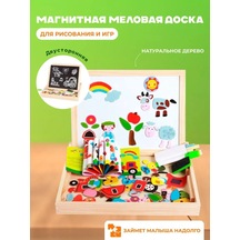 Ideatoys Çocuklar İçin Manyetik Tebeşir Tahtası Busy Çanta 303534671 Beyaz