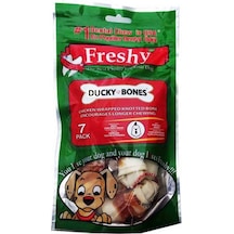 Freshy Ducky Bones Ördek Etli Düğüm Köpek Ödül Kemikleri 7'li 100 G