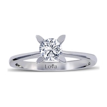 Lova G Renk 0,45 Karat Pırlanta Tektaş Yüzük - 1020043 Lova G Renk 0,45 Karat Pırlanta Tektaş Yüzük - 1020043