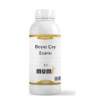 Premium Beyaz Çay Mum Esansı 1 Litre