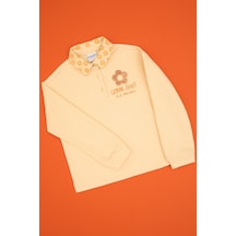 U.s. Polo Assn. Kız Çocuk Yavruağzı Sweatshirt 50317914-vr053 Yavruagzı