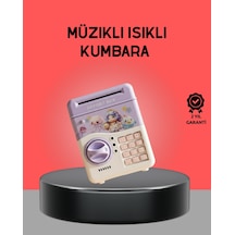 Çocuklar İçin Elektronik Şifreli Para Biriktirme Kumbarası Mor