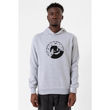 Oogie Boogie Grimelanj Erkek Kapşonlu 3ip Sweatshirt Gri