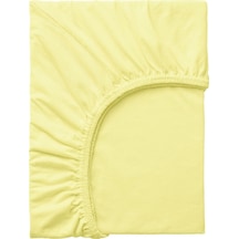 Şanlı Tek Kişilik Penye Lastikli Çarşaf 100x200 Sarı