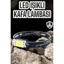 Kamp Feneri Balıkçı Feneri Başlıklı Suya Dayanıklı Kafa Lambası Çok Renkli