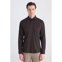 Twn Slim Fit Kahverengi Düz Gömlek 5ef02ad10288m Çok Renkli Twn Slim Fit Kahverengi Düz Gömlek 5ef02ad10288m Çok Renkli