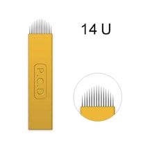 P.c.d 14 U Blade Gold Microblading İğnesi 100 Adet Diğer