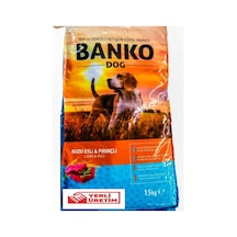 Banko Dog Kuzu Etli ve Pirinçli Yetişkin Köpek Maması 15 KG