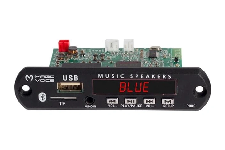 Magicvoice Mp5 Usb-sd-mmc-bluetooth 12v-500ma Kumandalı Çevirici Dijital Video Player Board