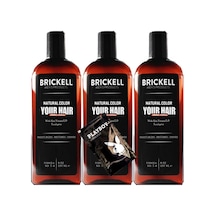 Brickell Anti-white Erkeklere Özel 3adet X Beyazlık Giderici 237 Ml Saç Sakal Bakım Şampuanı + Jel Hediye Rıver2:0336