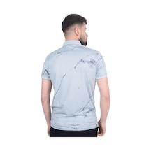 Cengiz İnler Baskı Desenli Erkek Polo Yaka  T-shirt