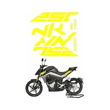 Cf Moto 250 Nk Sticker Seti Flo Sarı Standart