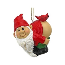 Noel Süsü - Bahçe Cüceler Figürin - Loonie Moonie Gnome - Yaramaz Cüceler - Mooning Gnomes Heykelleri