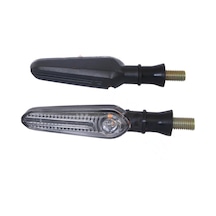 Motosiklet Led Sinyal Kayan Sarı Işık Uzun 56936