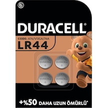 Özel Alkalin Lr44 4'lü Düğme Pil - 1,5 Volt