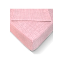 Alla Turca Ranforce 160x200 Cm Lastikli Çarşaf Seti - Toz Pembe