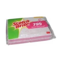 3M Scotch Brite 799 Hassas Yüzey Temizleyici Sünger 4 Adet - Pake