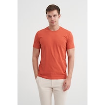 Cazador Basic Süprem Erkek T-shirt 46230 Kiremit Kiremit