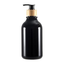 Black-300ml-500ml Sabunluk Buzlu Doldurulabilir Şampuan Pompası Şişesi Sabun Losyon Kabı Sabun Pompası El Yıkama Banyo Aksesuarları