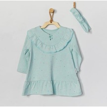 Andywawa Penye Mint Kız Bebek Elbise 001